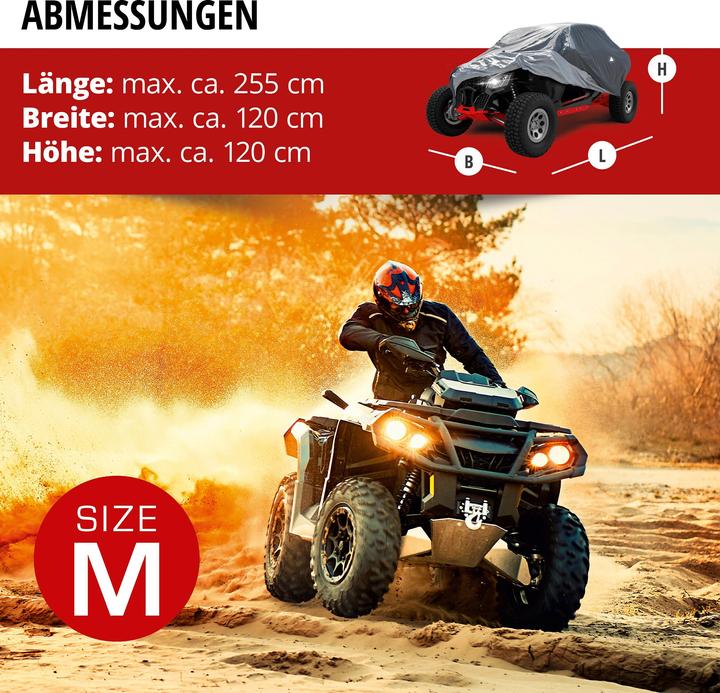 Actual product image Walser Quad cover All Weather Plus, cover for off-road vehicles size M black