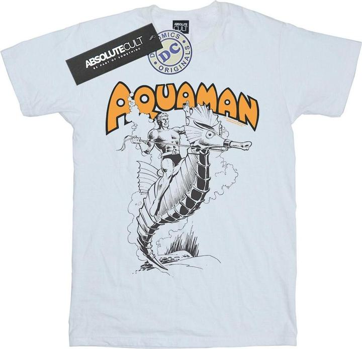 Aquaman Mono Action Pose TShirt (XL)