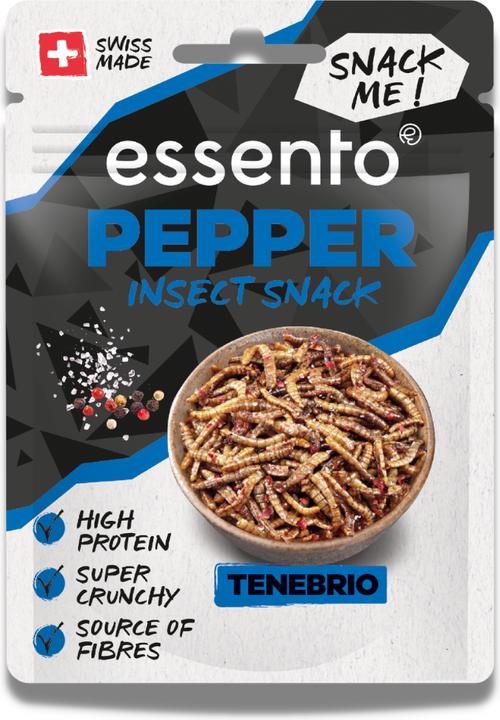 Actual product image Essento Insect Snack - Salt & Pepper (15 g)