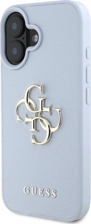 Image du produit Guess Hardcase PU Grained Big 4G and Classic Logo Case for iPhone 16 6,1" Blue (Apple iPhone 16)