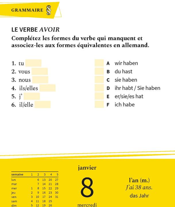 Immagine prodotto Calendario linguistico Langenscheidt francese 2025 (Tedesco)
