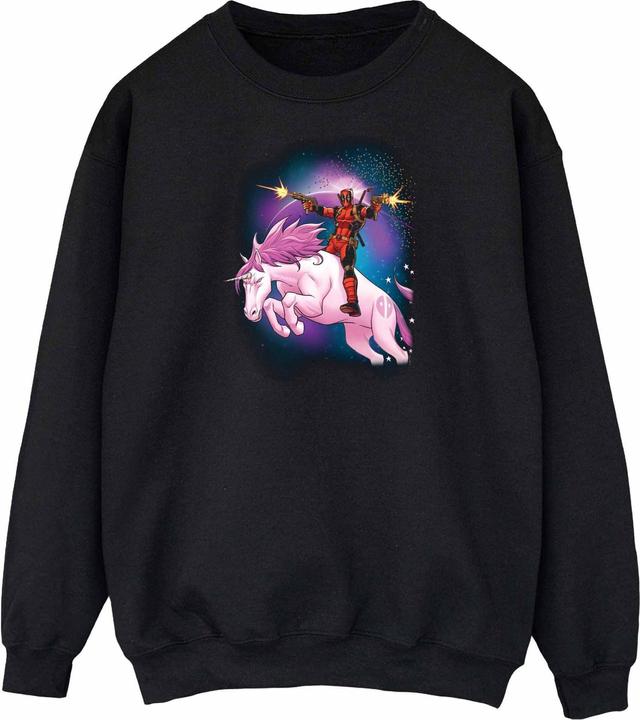 Produktbild Deadpool Space Unicorn Boyfriend Fit Sweatshirt (S)