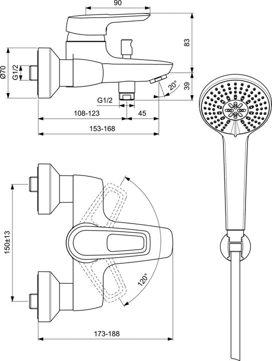 Immagine prodotto Ideal Standard Ceramix Blu fuori