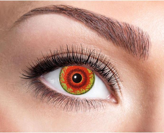Produktbild Eyecatcher Farbige Kontaktlinsen RED Monster (Rot, Orange)