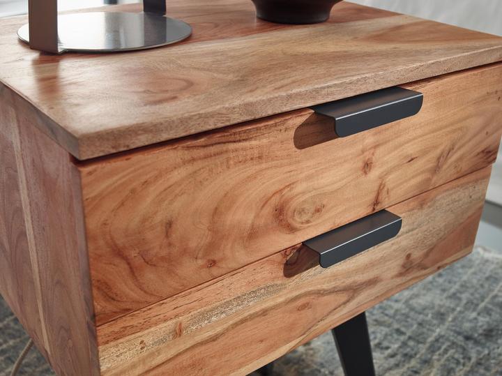 Image du produit Wohnling Console de nuit (47 x 35 x 65 cm)
