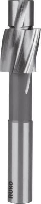 Produktbild Ruko Flachsenker DIN 373 M8 Gütegrad mittel für Durchgangsloch HSS Blank Schneidenanzahl 3 (15 Millimeter)