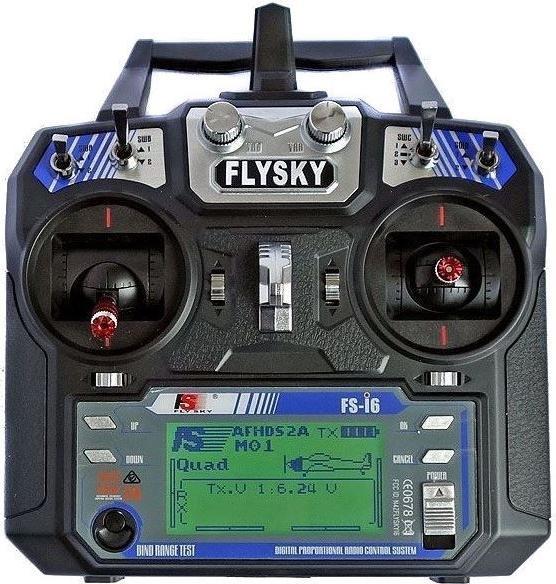 Actual product image Fly Sky Transmitter + Receiver Set FlySky FS-i6 + A6B