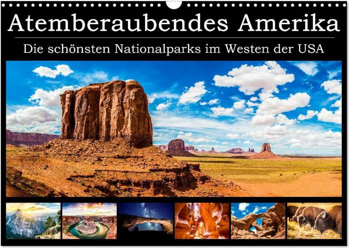 Produktbild Atemberaubendes Amerika - Die schnsten Nationalparks im Westen der USA (Wandkalender 2025 DIN A (A5, Deutsch)