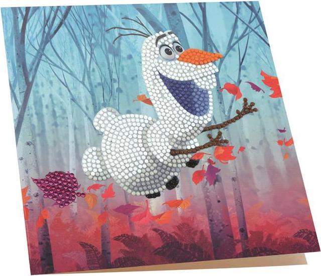 Immagine prodotto Craft Buddy Olaf galleggiante, 18x18cm carta d'arte in cristallo