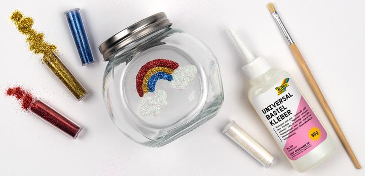 Produktbild Folia Glitterset mit Deko-Kleber