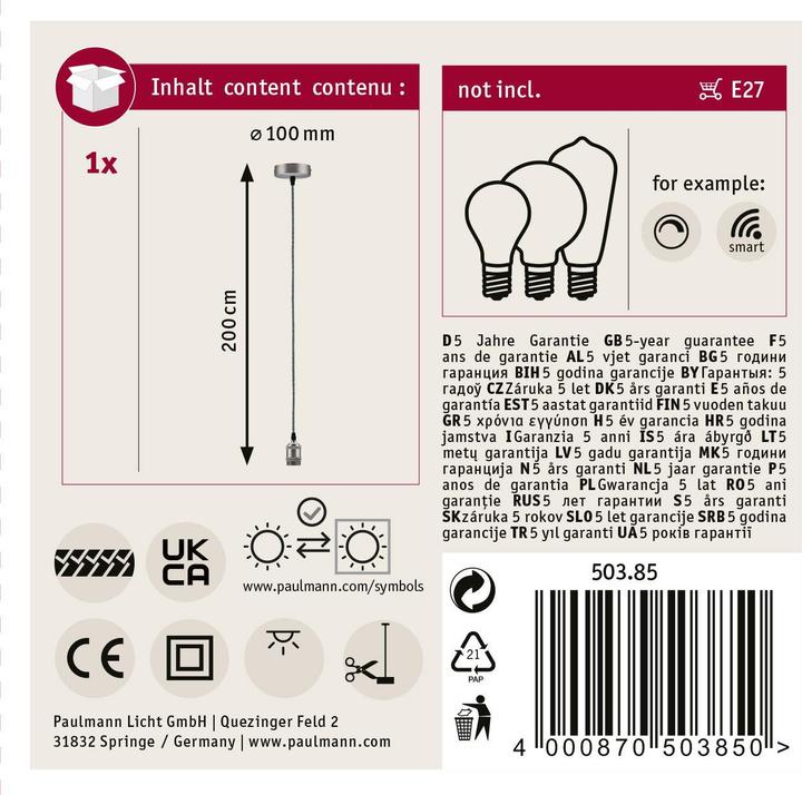 Image du produit Paulmann Neordic Eldar (E27)