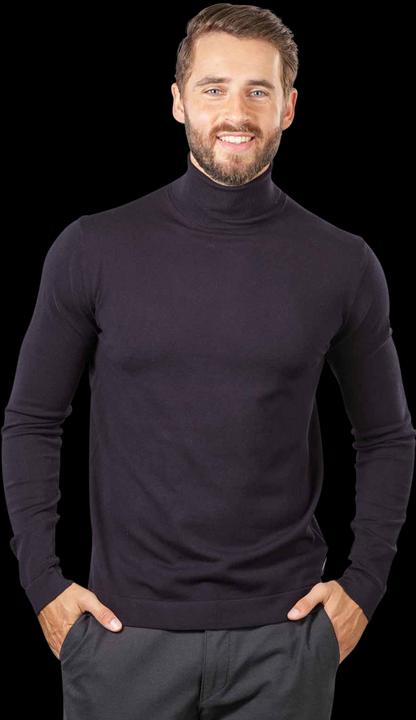 Image du produit Cinque Fine Knit Cinick Pullover Turtle Neck Navy (XXL)