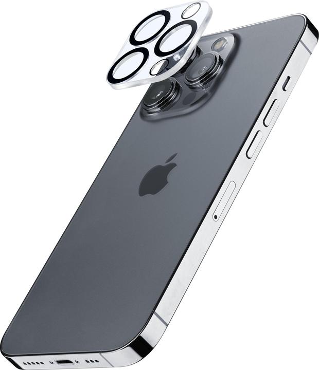 Actual product image Cellularline Camera Lens - iPhone 16 Pro Max Protection for the camera Transparent (1 Piece, Apple iPhone 16 Pro Max)