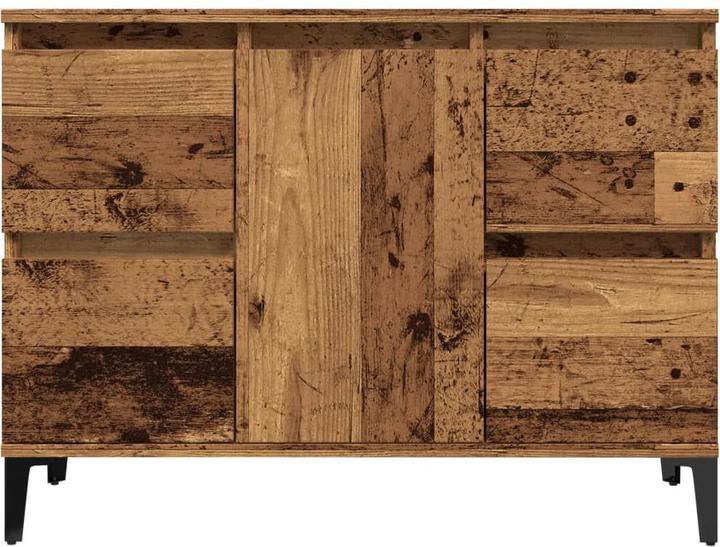 Immagine prodotto VidaXL Waschbeckenunterschrank Unterschrank Badschrank Badmöbel Altholz-Optik (80 x 33 x 60 cm)
