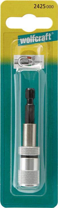 Actual product image wolfcraft wolfcraft 1 bit holder w. depth stop l=72mm (6.3 mm)