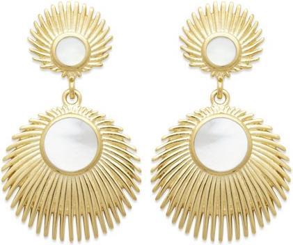 Image du produit Lara BOUCLES d'orilles Plaqué or - NACRE