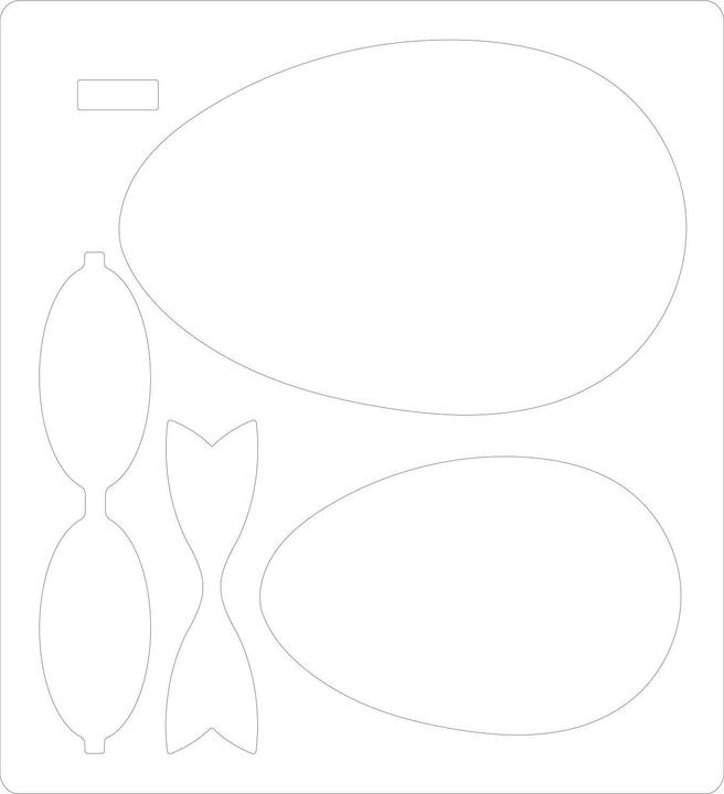 Immagine prodotto Sizzix Bigz Fustella - Uovo di Pasqua di Jennifer Ogborn