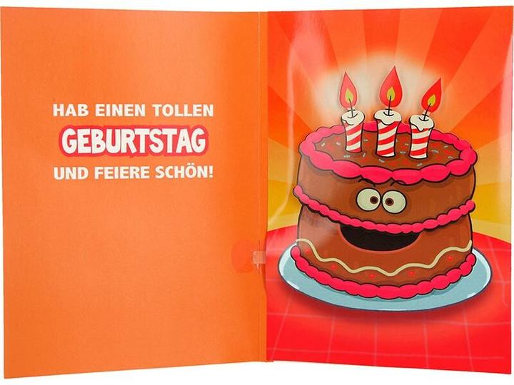 Immagine prodotto Depesche Carta musicale Buon compleanno a te, marmellata in... (1 pz.)