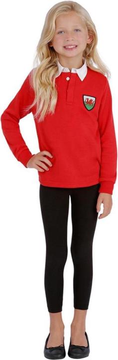 Wales Ru Childrens/Kids Costume Rugby Shirt