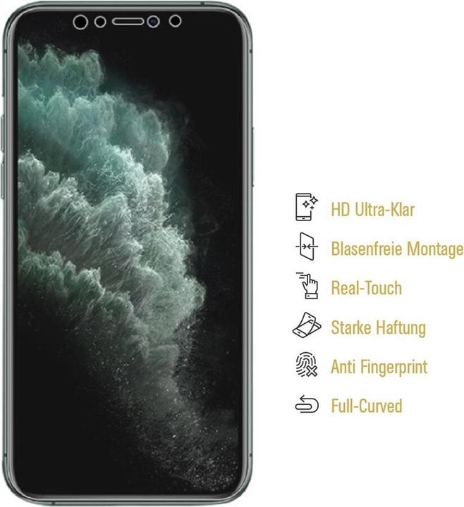 Produktbild Protectorking 1x Premium Displayschutzfolie 3D KLAR (1 Stück, Apple iPhone 11 Pro)