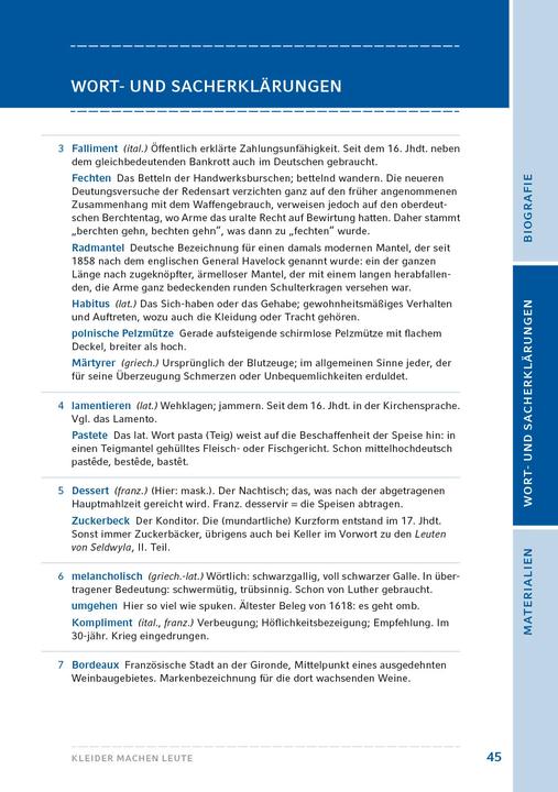 Produktbild Kleider machen Leute (Deutsch, Gottfried Keller, 2020)