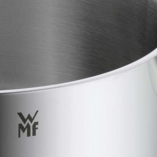 Produktbild WMF Topfset Induktion Kochtopfset 3tlg Glasdeckel Diadem Plus Edelstahl 18/10 (24 cm, Kochtopf, Edelstahl)