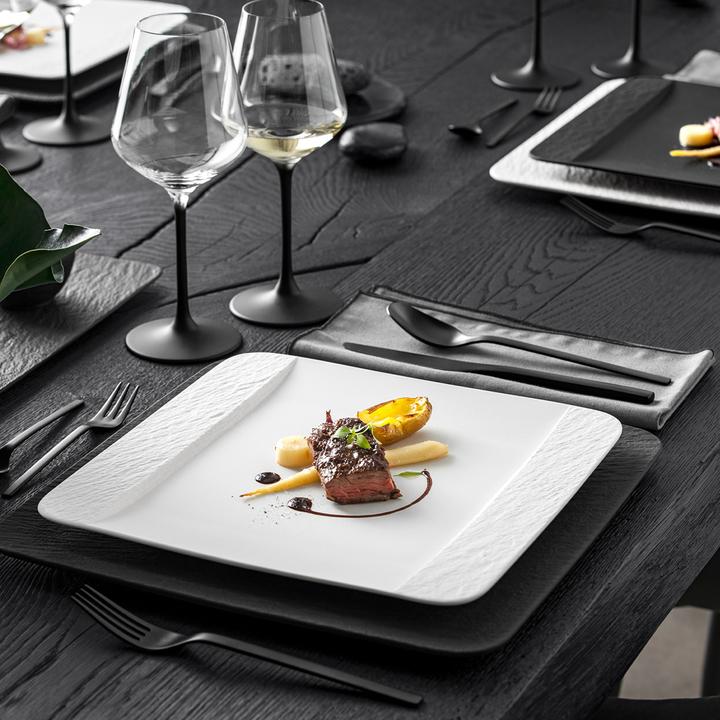 Actual product image Villeroy & Boch Square dinner plate Manufacture Rock blanc (1 x)
