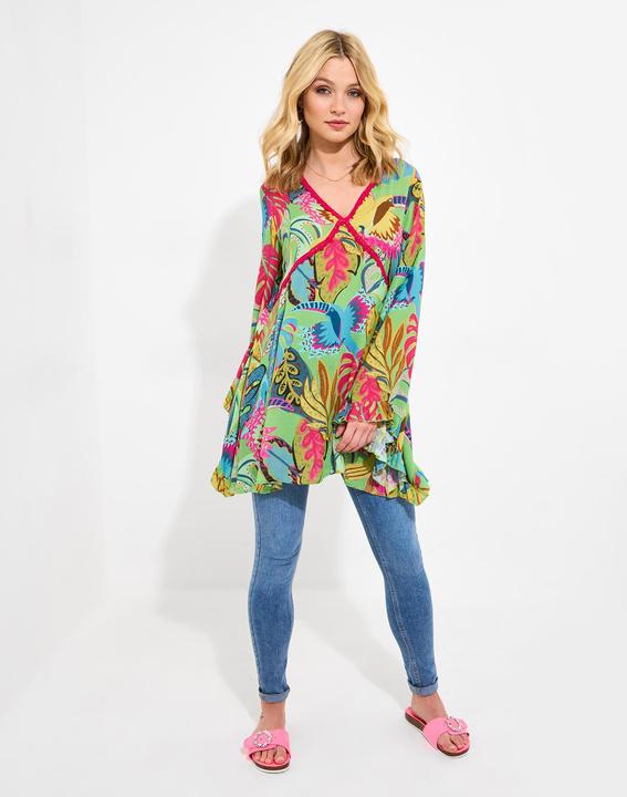 Produktbild Joe Browns Tropical Print Long Sleeve Tunic Dress (10)