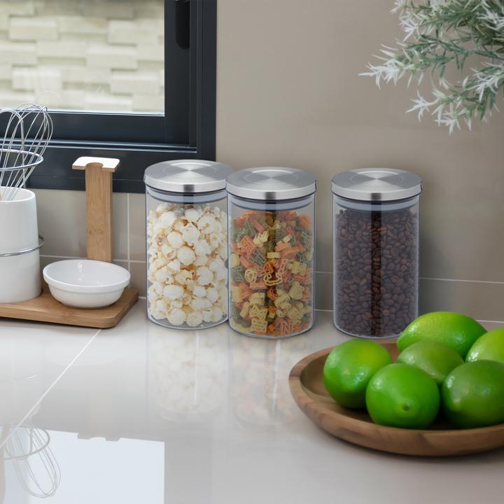 Image du produit Relaxdays 3x verre de réserve (0.80 l)