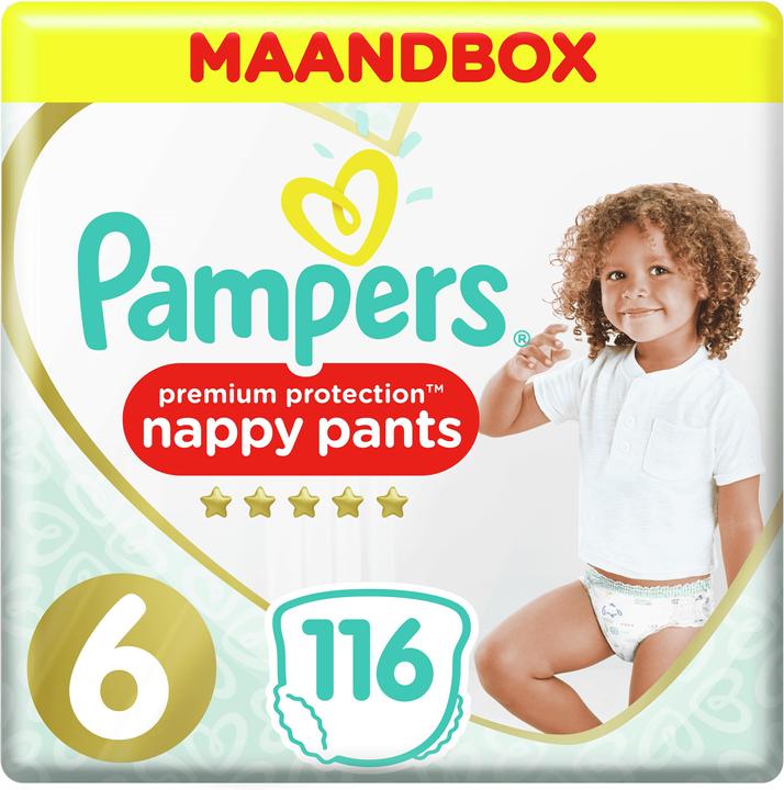 Immagine prodotto Pampers Premium Protection Pants (Dimensione 6, Pacco mensile, 116 Pezzo/i)