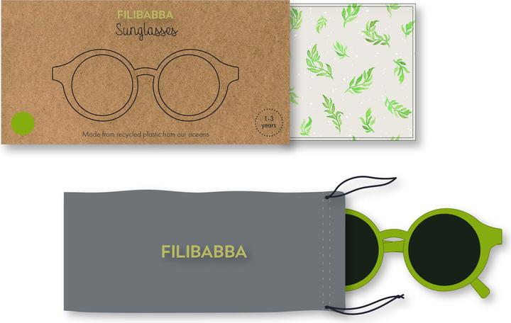 Produktbild Filibabba Kindersonnenbrille aus recyceltem Plastik 4-7 Jahre - Oasis