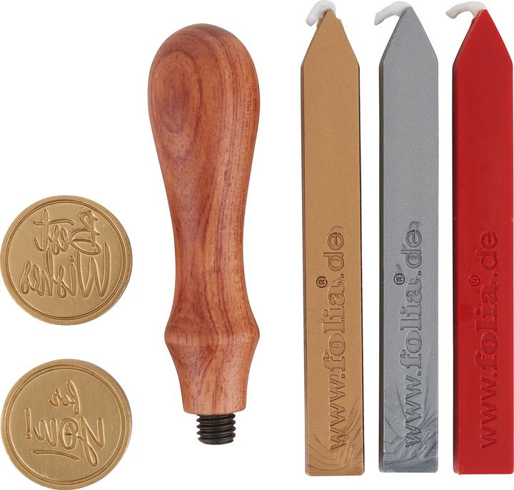 Produktbild Folia Stempel mit Siegelwachs