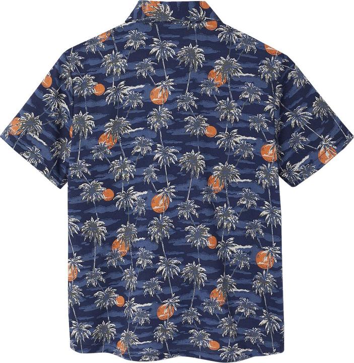 Image du produit Vertbaudet Kurzärmeliges Jungen Hemd mit Palmenprint (116)