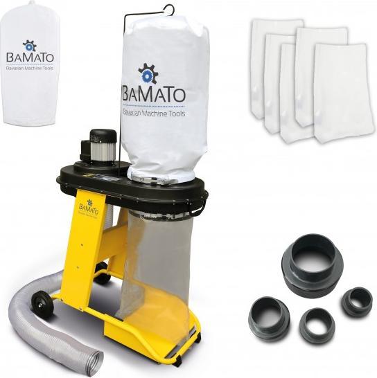 Produktbild Markmüller BAMATO - Absauganlage AB-550 inkl. Adapter Set, 2. Filtersack, 5 Spänesäcke (Absauganlage)