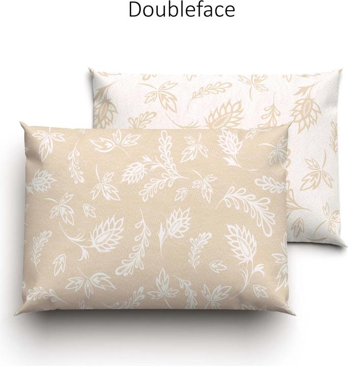Immagine prodotto Lotus Bettwaren Biancheria da letto in raso Paletina (Copricuscino, 50 x 70 cm)