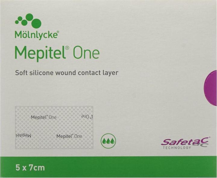 Actual product image Mepitel One wound dressing (5 x)