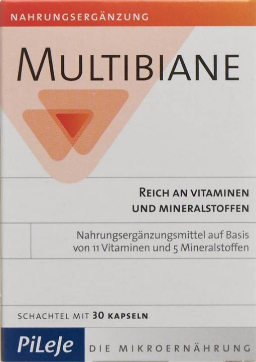 Immagine prodotto PiLeJe MULTIBIANE Caps 30 Capsule (30 Pezzo/i, Pillole, 34 g)