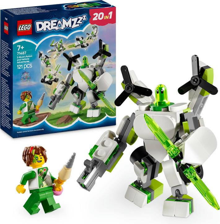 Image du produit LEGO Z-Blobs Roboter- und Fahrzeugabenteuer (71487, LEGO Dreamzzz)
