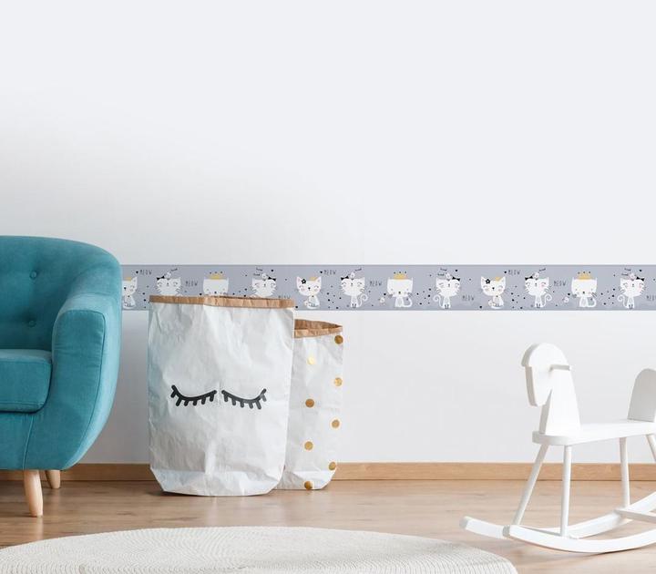 Image du produit A.S. Création Lovely Kids Chambre d'enfant Meow Cats avec des chats mignons (15 x 500 cm)