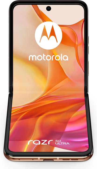 Immagine prodotto Motorola Razr 50 Ultra (512 GB, Peach Fuzz, 6.90", SIM + eSIM, 50 Mpx, 5G)
