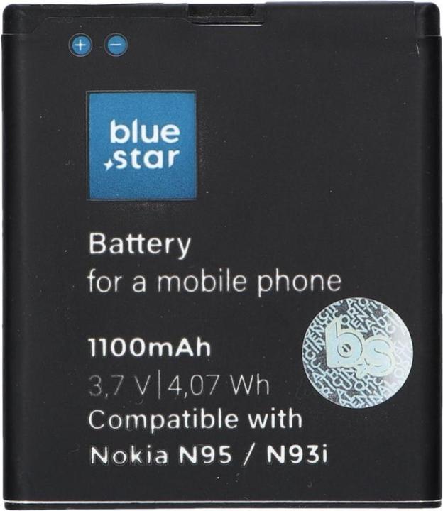 Image du produit NoName Batterie Blue Star BLUE STAR PREMIUM pour NOKIA N95 / N93i / E65 1100 mAh