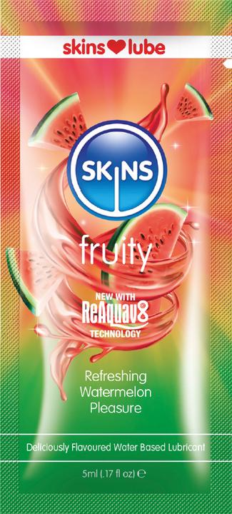 Produktbild Skins Wassermelone Gleitmittel auf Wasserbasis - 5ml Folie (5 ml)