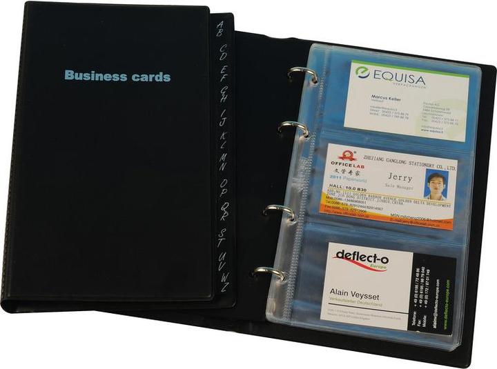 Produktbild Dufco Visitenkartenringbuch (10.5 x 6.5 cm)