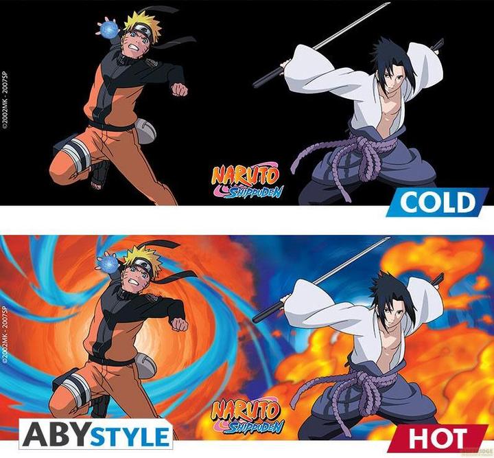 Produktbild ABYstyle Naruto Shippuden: Naruto vs. Sasuke - Thermo Effekt (460 ml, 1 x)