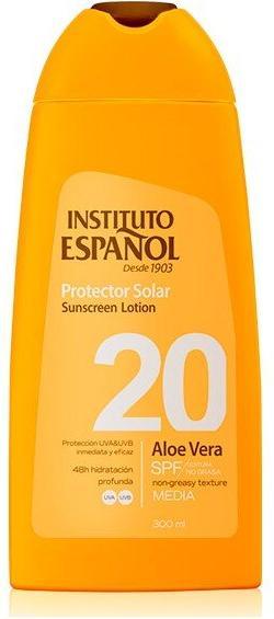 Produktbild Instituto Español Sol. Proteccion Solar Aloe Vera Spf20 Locion 300 ml (Sonnenlotion, SPF 20, 300 ml)