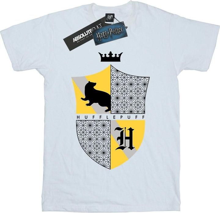 Immagine prodotto Hufflepuff Shield Maglietta Ragazze (128)