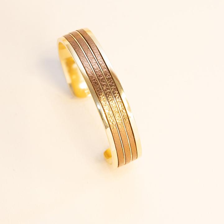 Actual product image Flowers Forzoé Jonc (Brass Plaqué Or)