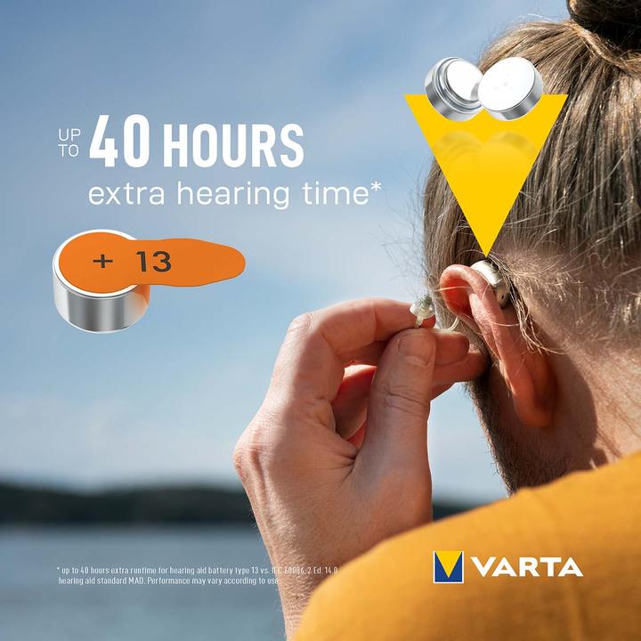 Immagine prodotto Varta Batteria per apparecchi acustici 13 8 pezzi (8 pz., 13, 310 mAh)