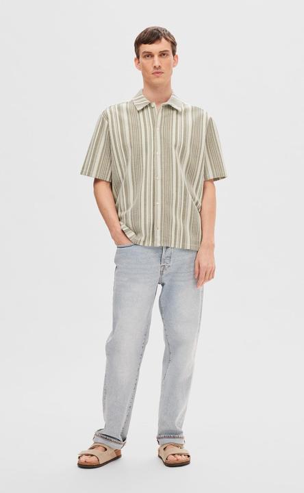 Produktbild Selected Homme Gestreiftes Kurzarmhemd (XL)