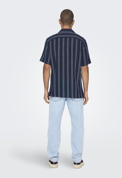 Image du produit Only & Sons Chemise rayée à manches courtes (M)